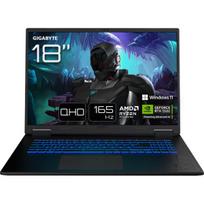 Gaming Laptop Gigabyte GAMING A18 RYZ7, 18" QHD, RTX 5070, 1TB SSD, 16GB RAM, W11Home - German Keyboard