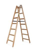 Medinės dažymo kopėčios, dvipusės, 2x7 pakopų, DRABEST, 150 kg