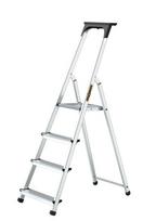 Aliumininės buitinės kopėčios DRABEST, 4 pakopos, 125 kg