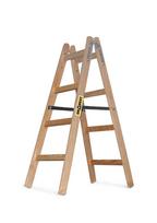 Medinės dažymo kopėčios, dvipusės, 2x4 pakopų, DRABEST, 150 kg