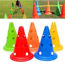 Futbolo treniruočių kūgiai, 23 cm, PE medžiaga, 5 vnt