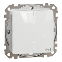 2 klavišų jungiklis Schneider Sedna Design SDD211105 (baltas, IP44)