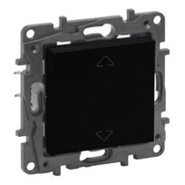 Žaliuzių mygtukas Legrand Niloe Step 863543 (juodas)