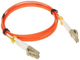 Optinis jungiamasis laidas LC/UPC-SC/UPC (MM, duplex, OM3, 3mm, 3m)