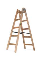 Medinės dažymo kopėčios, dvipusės, 2x5 pakopų, DRABEST, 150 kg