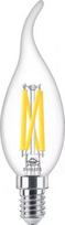 LED bulb 3.4W (40W) BA35 E14 CL WGD90 SRT4 470lm 2200-2700K 929003013001 | 8719514324374