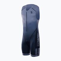 Vyriškas triatlono kombinezonas Synergy Elite Sleeveless Trisuit smoke gray