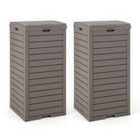 Lauko šiukšlių konteineris 118 L