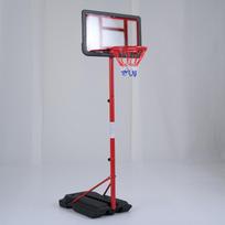 Vaikiškas krepšinio stovas 95–155 cm raudonas