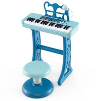 37 klavišų pianinas mėlynas