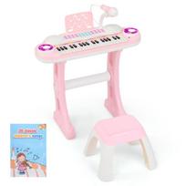 Elektroninis pianinas 37 klavišų (rožinis)