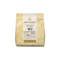 Callebaut W2 baltojo šokolado lašeliai, 400 g