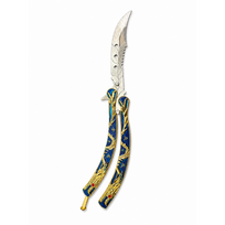 Treniruočių peilis Butterfly be ašmenų 22cm - blue dragon