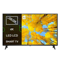 LG 55" LED LCD 55UQ75003LF išmanusis televizorius (Atidaryta pakuotė) Black