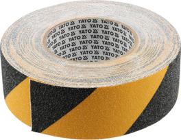 YATO neslystanti juosta 50 mm x 18 m geltona-juoda