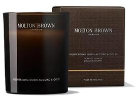 Žvakė, aromatinė Molton Brown Mesmerising Oudh Accord & Gold Signature, 30 - 40 h, 190 g, Ruda sp.