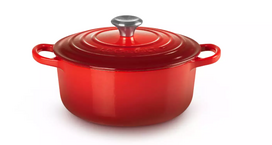 Ketaus puodas Le Creuset Signature, 22 cm, 3.3 l, raudona sp.