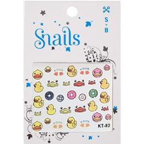 Snails nagų lipdukai, Kva Kva