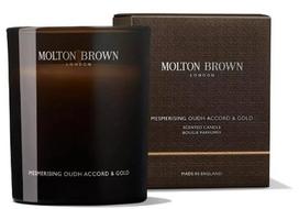 Žvakė, aromatinė Molton Brown Mesmerising Oudh Accord & Gold Signature, 30 - 40 h, 190 g, Ruda sp.