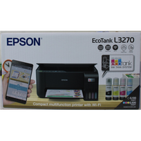 IŠPARDAVIMAS. Epson EcoTank L3270, 3in1 Printer | Epson EcoTank | L3270 | Inkjet | Colour | A4 | Wi-Fi | Black | PAŽEISTA PAKUOTĖ | C11CJ67434SO