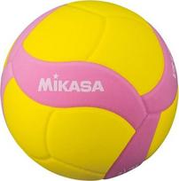 Tinklinio kamuolys Mikasa VS170W-R, 5 dydis, geltona sp./rožinė sp.