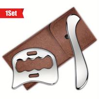 Nerūdijančio Plieno Gua Sha Masažuoklis (2 vnt. rinkinys) Tadvyy