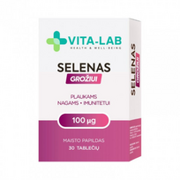 VITA-LAB SELENAS, 100 μg, 30 tablečių