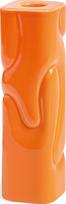 &K Amsterdam Žvakidė klasikinei žvakei Puffy 17 cm, oranžinė