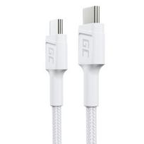 Green Cell GC PowerStream USB kabelis USB 3.2 Gen 1 (3.1 Gen 1) 0,3 m USB C Balta