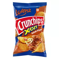 Bulvių traškučiai CRUNCHIPS X-CUT kebabų skonio, 130 g