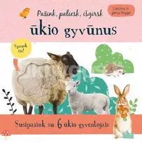 Pažink, paliesk, išgirsk ūkio gyvūnus (knyga su defektais)