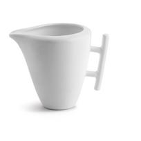 Baltos spalvos iš porceliano pieno ąsotis 230 ml Squito – BonBistro