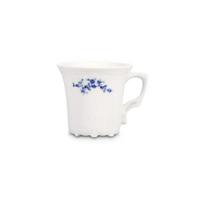 Baltos spalvos/mėlynos spalvos iš porceliano puodelis espreso 110 ml Retro – BonBistro