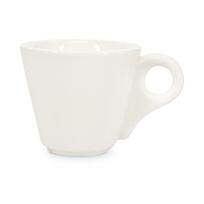 Baltos spalvos iš porceliano puodelis espreso 80 ml Barista – BonBistro