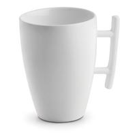 Baltos spalvos iš porceliano puodelis latte kavai 300 ml Squito – BonBistro