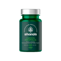 SILVANOLS Green Propolis kapsulės, 60 vnt.