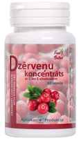 APTIEKAS PRODUKCIJA spanguolių koncentratas su vitaminu C ir E kapsulės, 60 vnt.