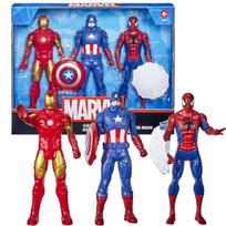 Avengers figūrėlių rinkinys su Žmogumi Voru, Kapitonu Amerika ir Geležiniu Žmogumi, F1394