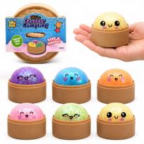 Antistresinis žaislas blizgantis koldūnas „Squeezy Dumpling”, 5,5 cm