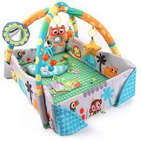 Milly Mally 4-in-1 Jungle educational mat, dry pool, playpen 6142