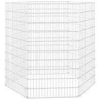 vidaXL Aptvaras gyvūnams, 6 segmentai, 54x100cm, galvanizuota geležis