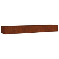 vidaXL Aukštas sodo lovelis, 360x80x40cm, Corten plienas