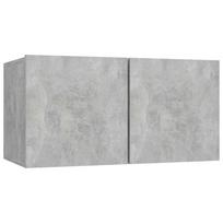 vidaXL Pakabinama televizoriaus spintelė, betono pilka, 60x30x30cm