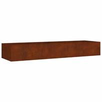 vidaXL Aukštas sodo lovelis, 280x80x40cm, Corten plienas