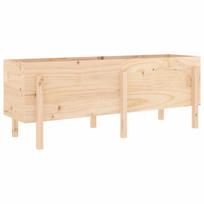 vidaXL Aukštas sodo lovelis, 160x50x57cm, pušies medienos masyvas