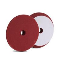 SOLL "Spider" poroloninis poliravimo diskas velcro, kaštoninė spalva 150mm / 125mm x 25mm