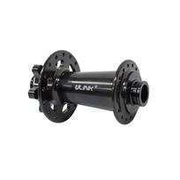 Priekinė stebulė U-Link GL-B76F-ThruAxle // 32H, diskiniams 6 varžt., 15x110 mm, su Thru-Axle (juoda)