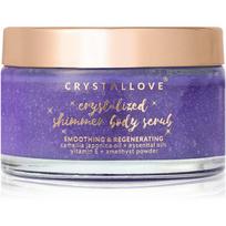 Crystallove Amethyst Shimmer Body Scrub kūno šveitiklis 200 g