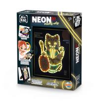 Dekoravimo rinkinys Buki France Neon Maneki Neko, įvairių spalvų