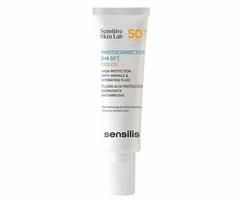 Veido fluidas Sensilis Photocorrection HA 50+ Color Moisturizing Anti-Wrinkle, 50 ml, SPF 50+